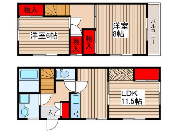 モリハウス戸建ての物件間取画像